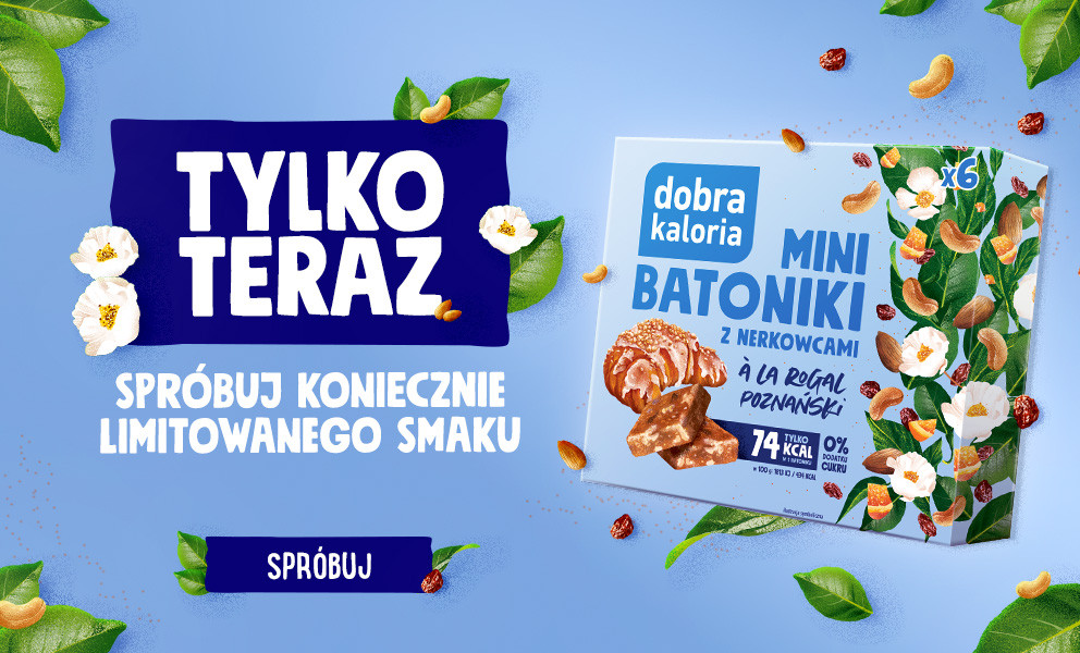 Limitowany smak - mini batoniki o smaku a la rogal poznański
